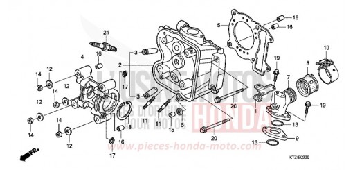 CYLINDER HEAD PES125RA de 2010